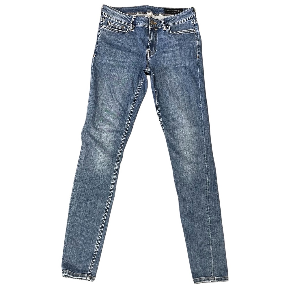 All Saints Womenâs Skinny Jeans Size 26 Mid Wash Denim